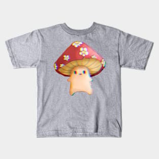 Trippy cute mushroom Kids T-Shirt